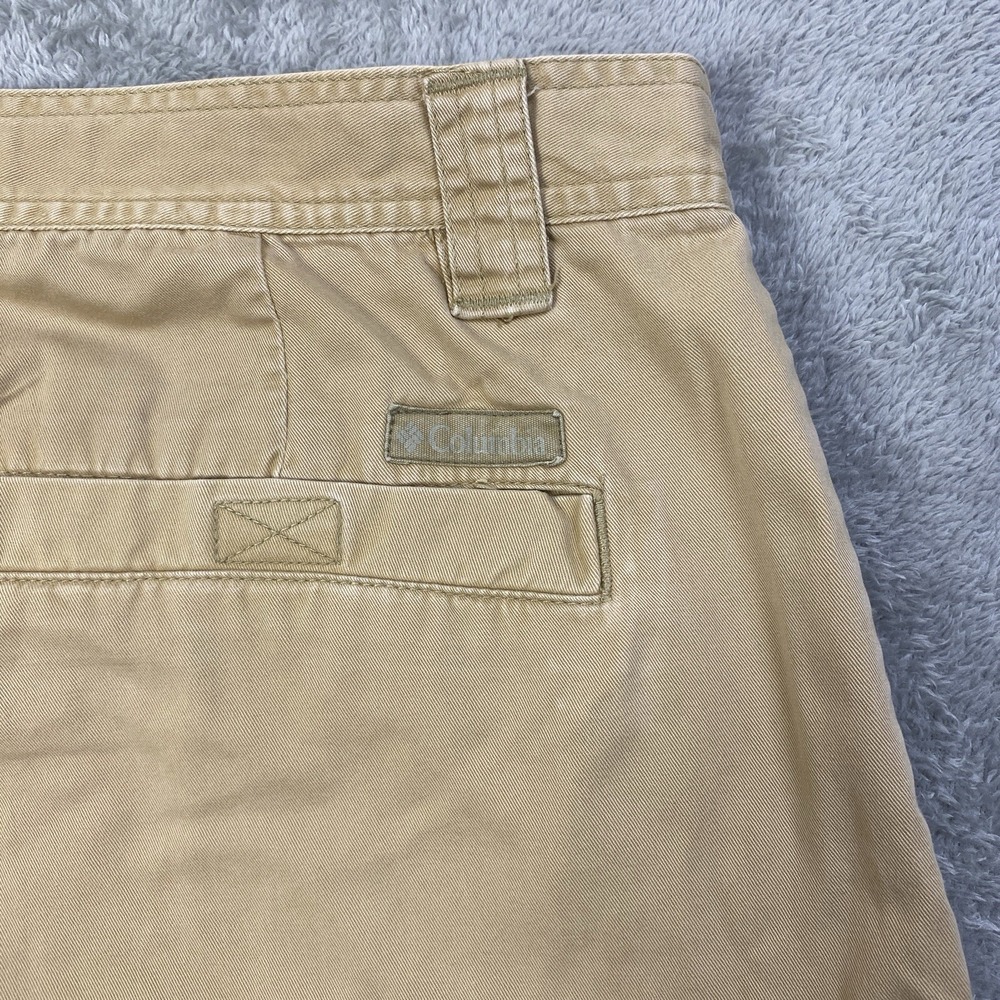 Columbia Shorts Men Beige Sz 42 100% Cotton Cargo Utility Casual Outdoors Hiking - Picture 9 of 12